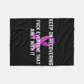 Leuk Inspirerend geneesmiddelherstel maand overdos Fleece Deken (Voorkant (Horizontaal))