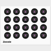 Leuk Inspirerend geneesmiddelherstel maand overdos Ronde Sticker (Vel)