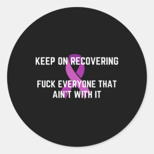 Leuk Inspirerend geneesmiddelherstel maand overdos Ronde Sticker