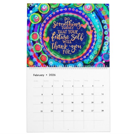 Leuk Inspirerend Positive Vibes Inspirivity Kalender (Feb 2026)