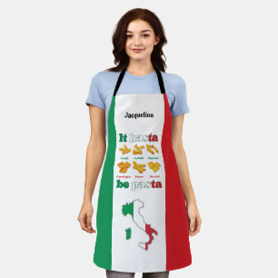 Leuk Italië IT HASTA BE PASTA Schort