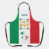 Leuk Italië IT HASTA BE PASTA Schort (Voorkant)