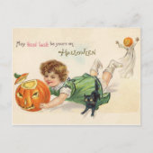Leuk  Jack O' Lantern Halloween Veel succes Briefkaart (Voorkant)