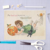 Leuk Jack O' Lantern Halloween Veel succes Tissuepapier (Craft)