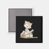 Leuk Japans Kitsune kostuum voor liefhebbers van k Magneet (Voorkant / Achterkant)