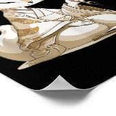 Leuk Japans Kitsune kostuum voor liefhebbers van k Poster (Hoek)