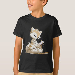 Leuk Japans Kitsune kostuum voor liefhebbers van k T-shirt
