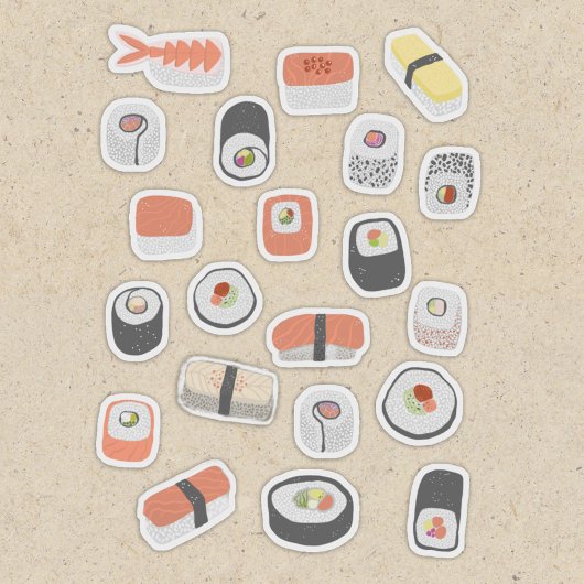 Leuk Japans Sushi Sticker