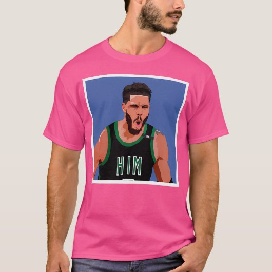 Leuk Jayson Tatum hem portret T-shirt (Voorkant)