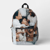 Leuk je fotocollage sjabloon 7 foto's bedrukte rugzak (Voorkant)