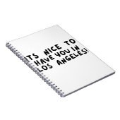 Leuk je in Los Angeles te hebben Notitieboek (Rechterzijde)