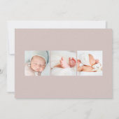 Leuk je te ontmoeten | Aankondiging moderne foto v (Achterkant)