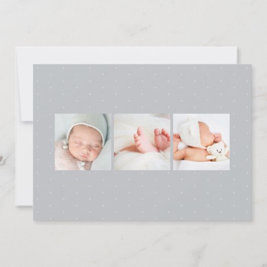 Leuk je te ontmoeten | Aankondiging moderne foto v (Achterkant)