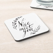 Leuk je te ontmoeten bier onderzetter (Linkerzijde)