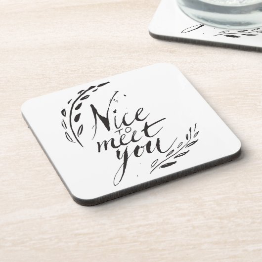 Leuk je te ontmoeten bier onderzetter (Linkerzijde)