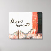 Leuk je te ontmoeten canvas afdruk (Voorkant)