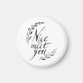 Leuk je te ontmoeten magneet (Voorkant)