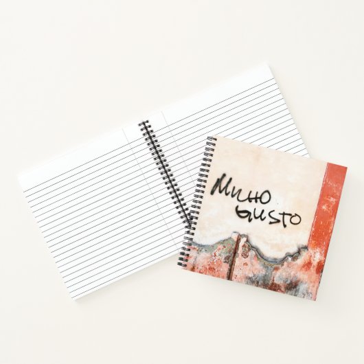 Leuk je te ontmoeten notitieboek (Binnen)