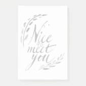 Leuk je te ontmoeten post-it® notes (Voorkant)