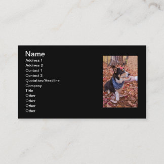 Leuk je te zien! visitekaartje