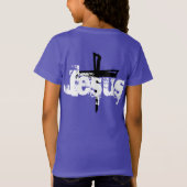 leuk JESUS-lettertype + CROSS | T-shirt (Achterkant)