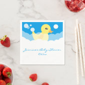 Leuk Jongen Rubber Ducky Baby shower Servetten (Insitu)
