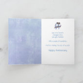 Leuk jubileum Liefde vogel Humor Kaart (Binnen)