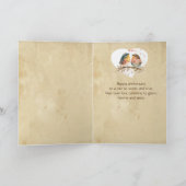 Leuk Jubileum voor Both Love bird Humor Kaart (Binnen)