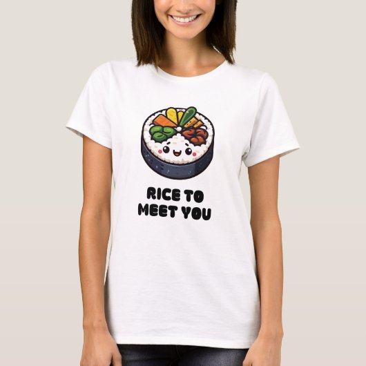 Leuk K-Food Kimbap T-shirt (Voorkant)
