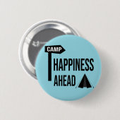Leuk Kamperen Ronde Button 5,7 Cm (Voorkant /achterkant)
