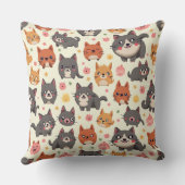 Leuk karakter kussen kussen (Achterkant)