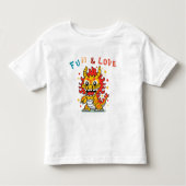 Leuk Karton Draak Chinees Nieuwjaar Fu Kinder Gift Kinder Shirts (Voorkant)