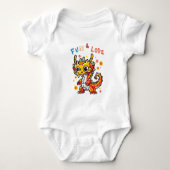 Leuk Karton Draak Chinees Nieuwjaar Fu Kinder Gift Romper (Voorkant)