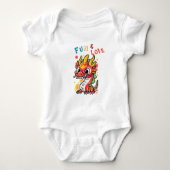 Leuk Karton Draak Chinees Nieuwjaar Fu Kinder Gift Romper (Voorkant)