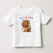 Leuk Karton Draak Chinees Nieuwjaar Fu Kinder Gift Shirts (Voorkant)