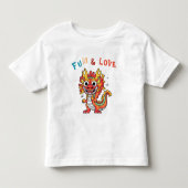 Leuk Karton Draak Chinees Nieuwjaar Fu Kinder Gift Shirts (Voorkant)