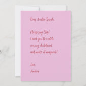 Leuk kasteel Elke prinses heeft een feeërieke peet Kaart (Achterkant)