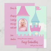 Leuk kasteel Elke prinses heeft een feeërieke peet Kaart (Voorkant / Achterkant)