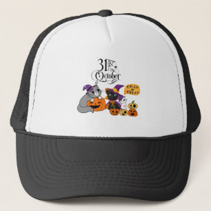 Leuk Kat Halloween Trucker Pet