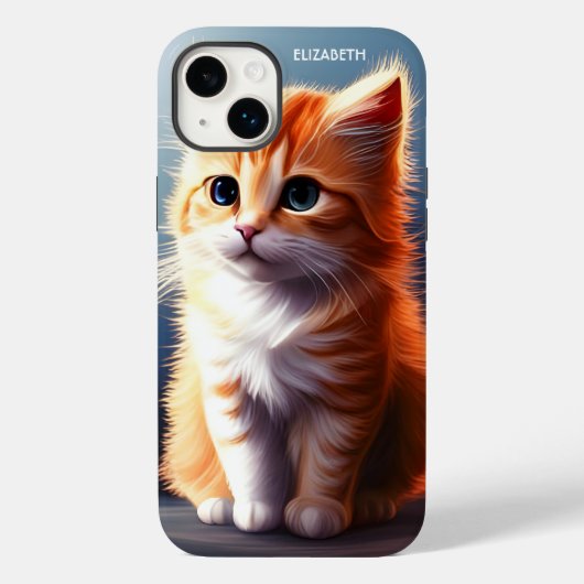 Leuk Kat Rusty Fantasy  Leuk Kat Case-Mate iPhone Case (Achterkant)