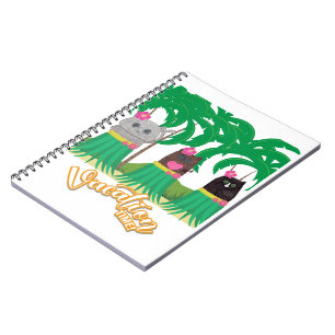 Leuk Kat Vakantie Tijd Notitieboek