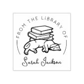 Leuk kattenboek uit de bibliotheek van rubberstempel (Afrduk)