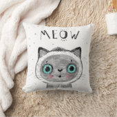 Leuk Kattengezicht - Je bent magisch MEOW Kussen (Deken)