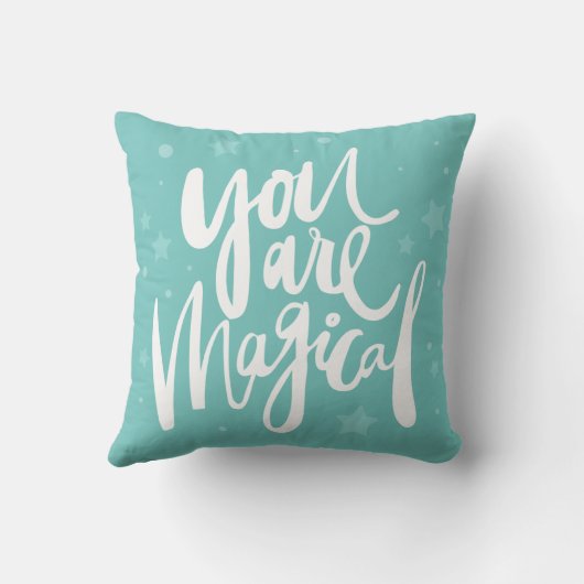 Leuk Kattengezicht - Je bent magisch MEOW Kussen (Achterkant)