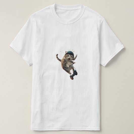 Leuk kattenontwerp Elke dag is een nieuwe kans om T-shirt (Design voorkant)