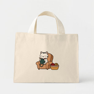 Leuk kattenontwerp   Katten liefhebbers design Mini Tote Bag