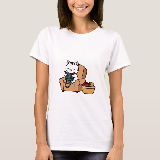Leuk kattenontwerp | Katten liefhebbers design T-shirt (Voorkant)