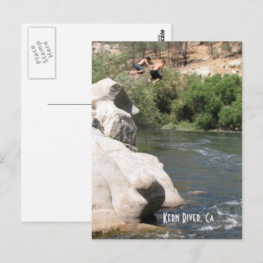 Leuk Kern River Briefkaart! Briefkaart (Voorkant / Achterkant)