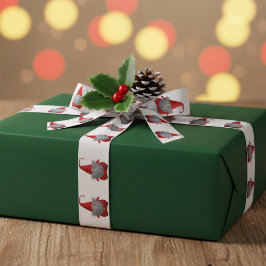 Leuk Kerst Gnoom Patroon Vakantie Gift Satijnen Lint