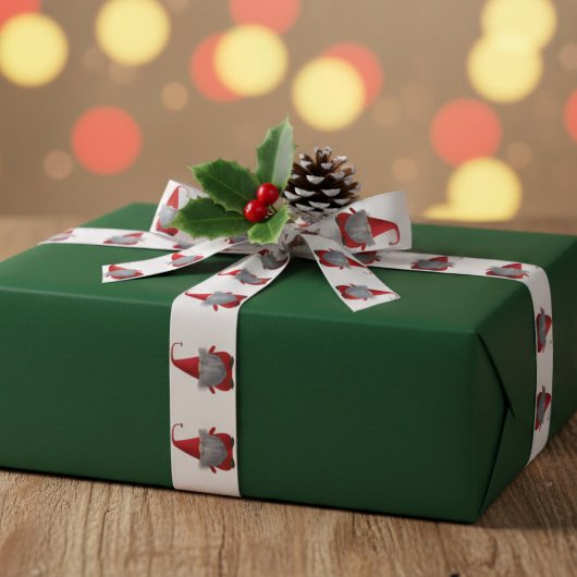 Leuk Kerst Gnoom Patroon Vakantie Gift Satijnen Lint